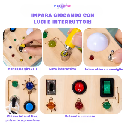 LightUp™ - Tavola Montessori Sensoriale in Legno