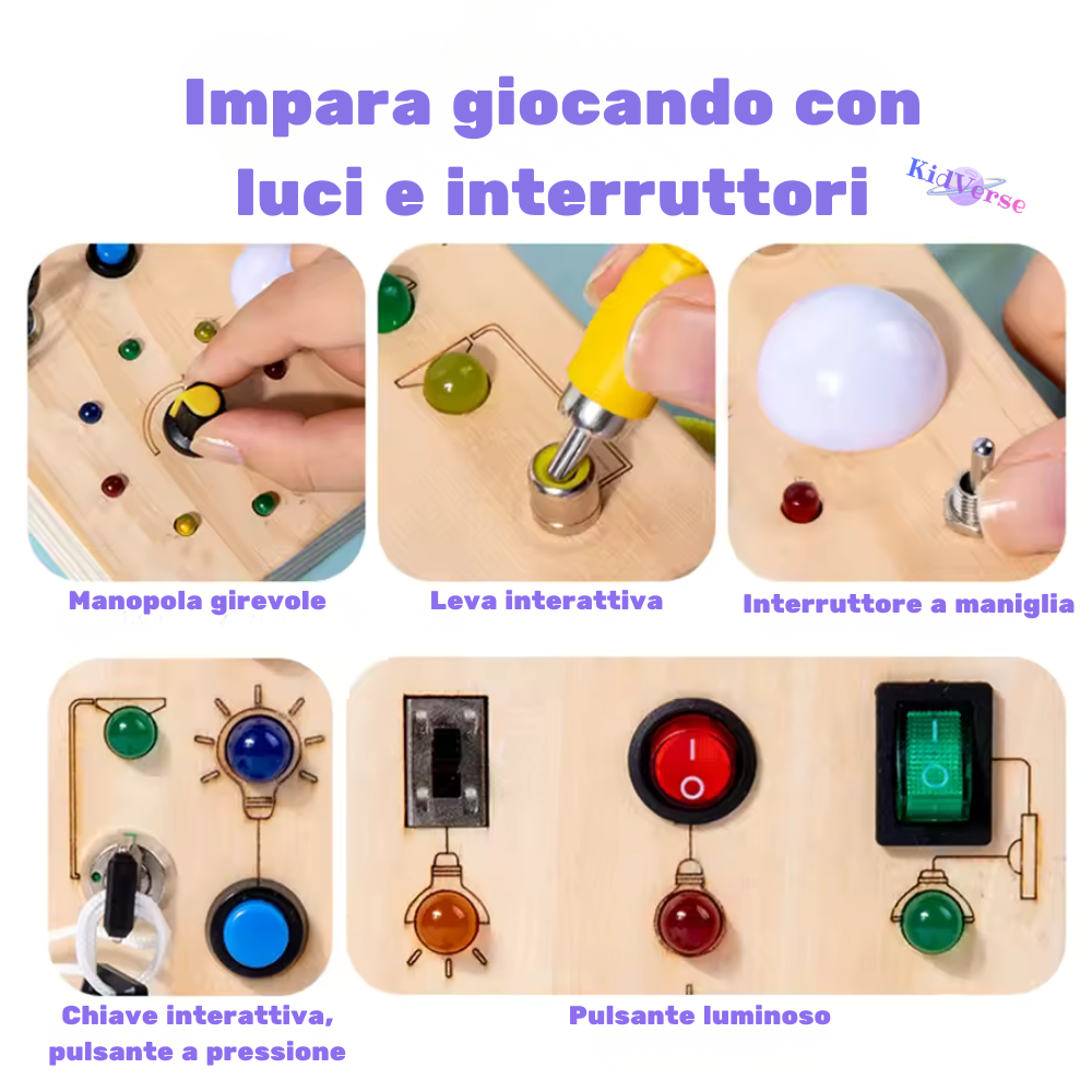 LightUp™ - Tavola Montessori Sensoriale in Legno