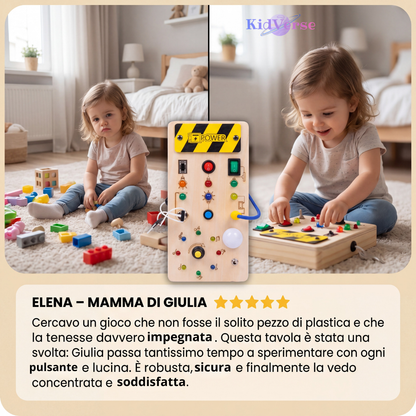 LightUp™ - Tavola Montessori Sensoriale in Legno